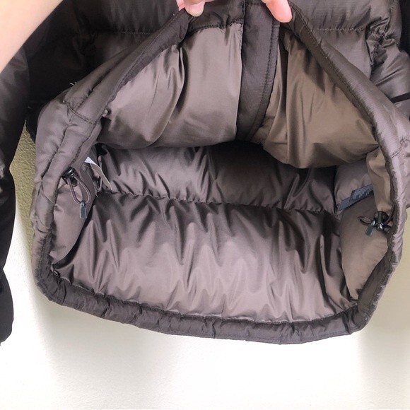 The North Face 700 Fill Nuptse Down Puffer Jacket Chocolate Brown Medium - Picture 5 of 13